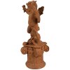Clayre & Eef 6PR4075 Decorazione Angelo 13x13x30 cm Marrone