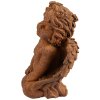 Clayre & Eef 6PR4076 Decorazione Angelo 9x7x11 cm Marrone