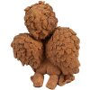 Clayre & Eef 6PR4076 Decorazione Angelo 9x7x11 cm Marrone