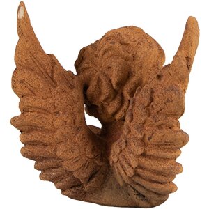 Clayre & Eef 6PR4077 Decorazione Angelo 11x11x12 cm Marrone