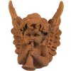 Clayre & Eef 6PR4077 Decorazione Angelo 11x11x12 cm Marrone