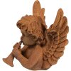 Clayre & Eef 6PR4077 Decorazione Angelo 11x11x12 cm Marrone