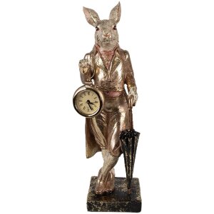 Clayre & Eef 6PR4083 Coniglio decorativo in oro...