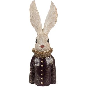 Clayre & Eef 6PR4089 Coniglio decorativo in oro...