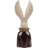 Clayre & Eef 6PR4089 Coniglio decorativo in oro bianco 16x14x42 cm