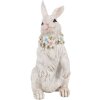 Clayre & Eef 6PR4092 Coniglio decorativo bianco 12x9x20 cm