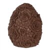 Clayre & Eef 6PR4098 Uovo decorativo marrone Ø 11x14 cm - Decorazione pasquale Elegance