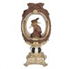 Clayre & Eef 6PR4099 Decorazione Coniglio nelluovo 16x14x30 cm Marrone