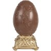 Clayre & Eef 6PR4105 Uovo decorativo Marrone Oro Rilievo coniglio 14x14x25 cm