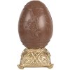 Clayre & Eef 6PR4105 Uovo decorativo Marrone Oro Rilievo coniglio 14x14x25 cm