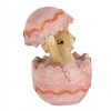 Clayre & Eef 6PR4107 Decorazione Coniglio nelluovo 6x6x8 cm Rosa