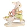 Clayre & Eef 6PR4108 Coniglio su Triciclo Decorazione 11x6x12 cm Marrone
