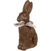 Clayre & Eef 6PR4120 Coniglio decorativo 7x4x10 cm Marrone Rosa - Decorazione pasquale