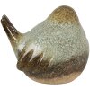 Clayre & Eef 6PR4123 Decorazione Uccello 16x12x14 cm Verde Marrone