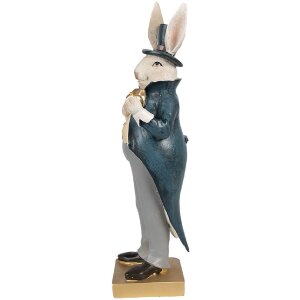 Clayre & Eef 6PR4129 Coniglio decorativo Beige Blu...