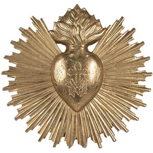 Clayre & Eef 6PR4133 Decorazione da parete 17x2x16 cm...