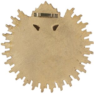 Clayre & Eef 6PR4133 Decorazione da parete 17x2x16 cm Colore oro