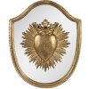 Clayre & Eef 6PR4135 Decorazione da parete 25x3x30 cm Colore oro