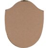 Clayre & Eef 6PR4135 Decorazione da parete 25x3x30 cm Colore oro