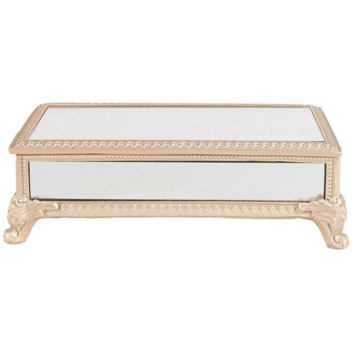 Clayre & Eef 6PR4136 Portagioie Beige 21x11x7 cm Design elegante