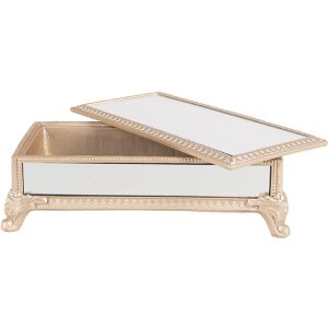 Clayre & Eef 6PR4136 Portagioie Beige 21x11x7 cm Design elegante
