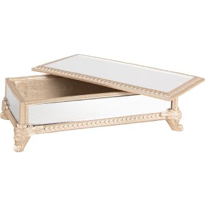 Clayre & Eef 6PR4136 Portagioie Beige 21x11x7 cm Design elegante