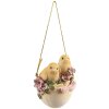 Clayre & Eef 6PR4983 Appendino per decorazione pulcini 5x5x7 cm Giallo