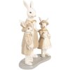 Clayre & Eef 6PR4994 Decorazione coniglio bianco marrone 16x8x21 cm