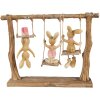 Clayre & Eef 6PR5010 Coniglio decorativo 26x6x20 cm Marrone Beige