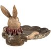 Clayre & Eef 6PR5013 Ciotola Coniglio 21x21x15 cm Marrone