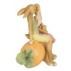 Clayre & Eef 6PR5024 Coniglio su carota Decorazione 17x10x15 cm Marrone