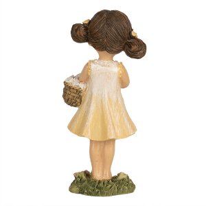 Clayre & Eef 6PR5028 Figura di decorazione per bambini 6x4x13 cm Giallo
