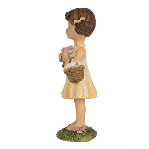Clayre & Eef 6PR5028 Figura di decorazione per bambini 6x4x13 cm Giallo