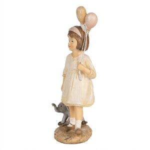 Clayre & Eef 6PR5031 Figura decorativa bambino Beige 9x6x18 cm