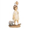 Clayre & Eef 6PR5031 Figura decorativa bambino Beige 9x6x18 cm