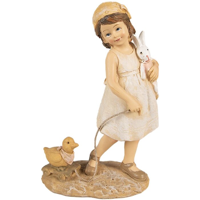 Clayre & Eef 6PR5032 Decorazione Bambino 10x6x15 cm Beige