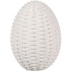 Clayre & Eef 6PR5041 Uovo decorativo 15x18x20 cm Bianco Design elegante