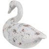 Clayre & Eef 6PR5055 Decorazione cigno 32x14x22cm Bianco Marrone