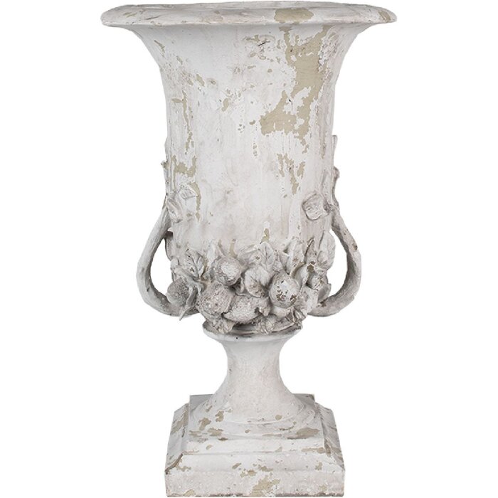 Clayre & Eef 6PR5057 Vaso da fiori decorativo Ø 30x44 cm Beige