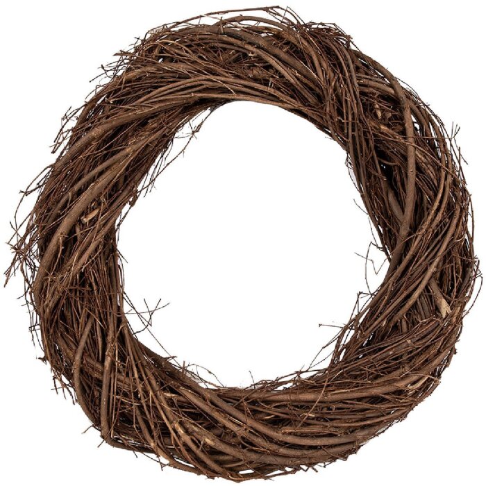 Clayre & Eef 6RO0602M Ghirlanda decorativa marrone Ø 35x6 cm Design dinterni elegante