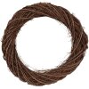 Clayre & Eef 6RO0602XXL Ghirlanda decorativa marrone Ø 50x8 cm Design elegante