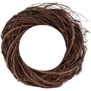 Clayre & Eef 6RO0602XXS Corona decorativa marrone...