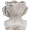 Clayre & Eef 6TE0498S Vaso da fiori grigio 17x14x18 cm