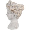 Clayre & Eef 6TE0499S Vaso da fiori grigio 14x14x22 cm