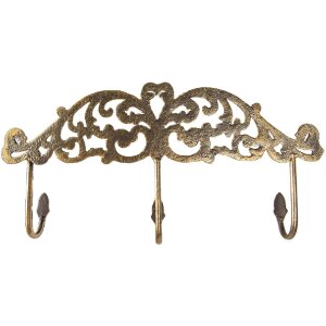 Clayre & Eef 6Y5435 Appendiabiti color oro 38x5x19 cm