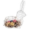 Clayre & Eef 6Y5481L Cestino coniglio bianco 28x15x30 cm Decorazione