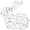 Clayre & Eef 6Y5481M Cestino coniglio bianco 25x13x22 cm