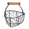Clayre & Eef 6Y5485 Cestino nero 17x17x19 cm - Contenitore di stile