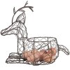 Clayre & Eef 6Y5486 Cestino design renna 31x17x27 cm in marrone