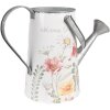 Clayre & Eef 6Y5490 Decorazione annaffiatoio bianco 36x17x25 cm